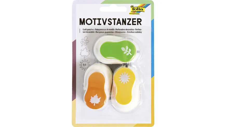 folia Motivstanzer Ganzjahresmotive sortiert