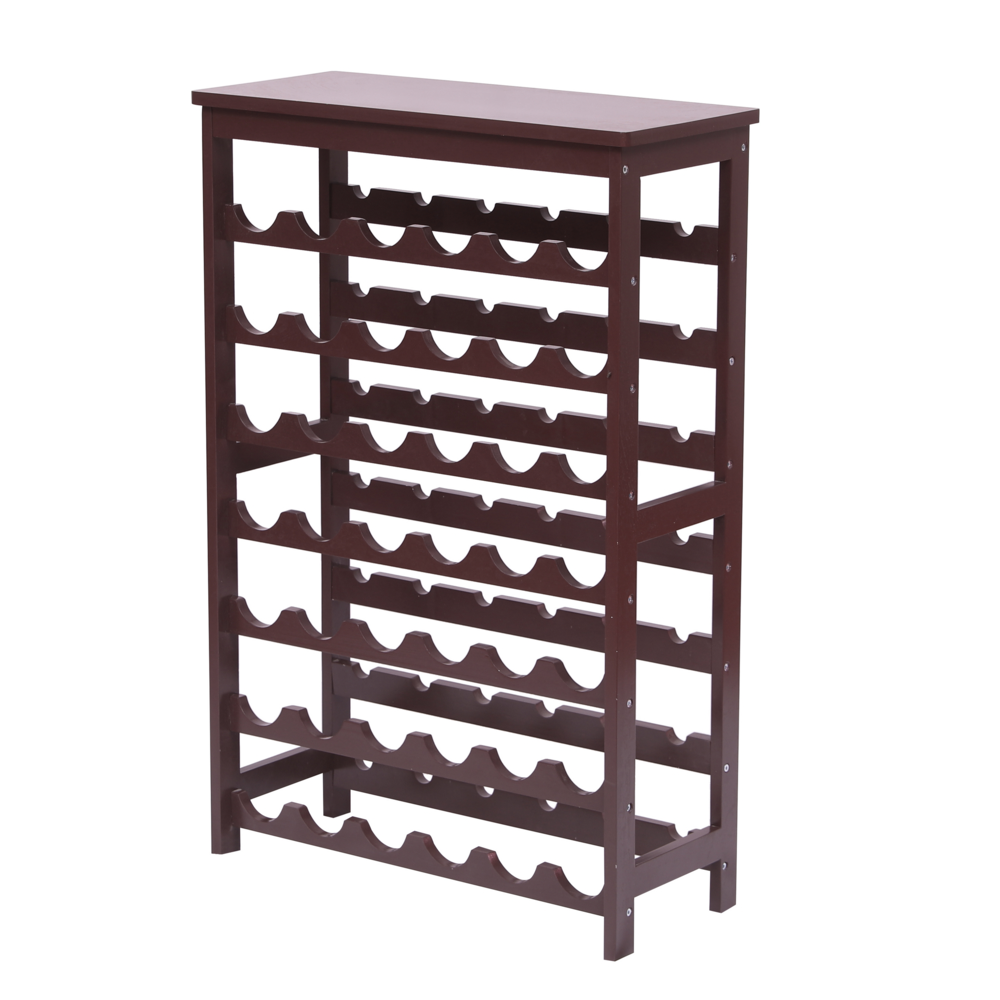 Happy Home Happy Home Weinregal Standregal für 42 Flaschen HWR20-HOL Holz