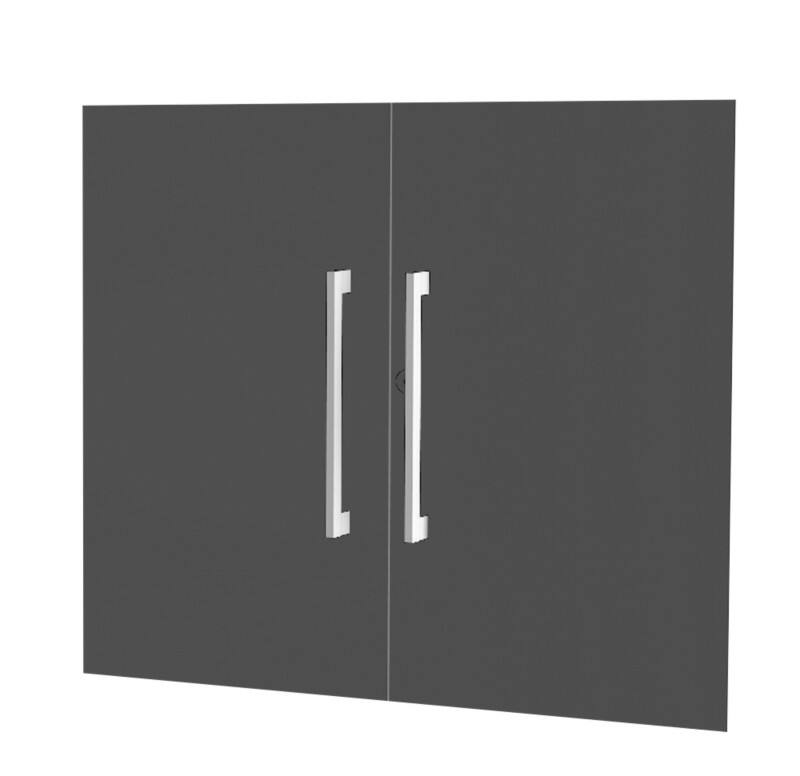 Kerkmann Vorbautüren Regalsystem Dante Anthrazit 800 x 730 mm 2 Stück