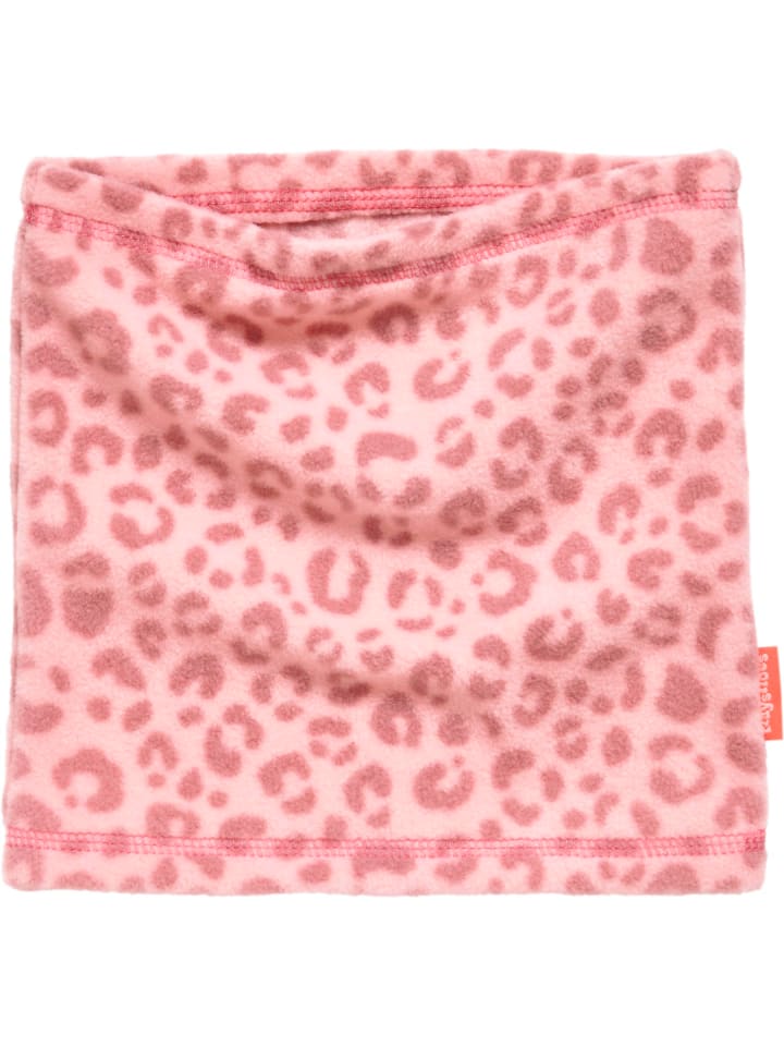 Playshoes Fleece-Schlauchschal Leo-Print in Rosa günstig kaufen onesize