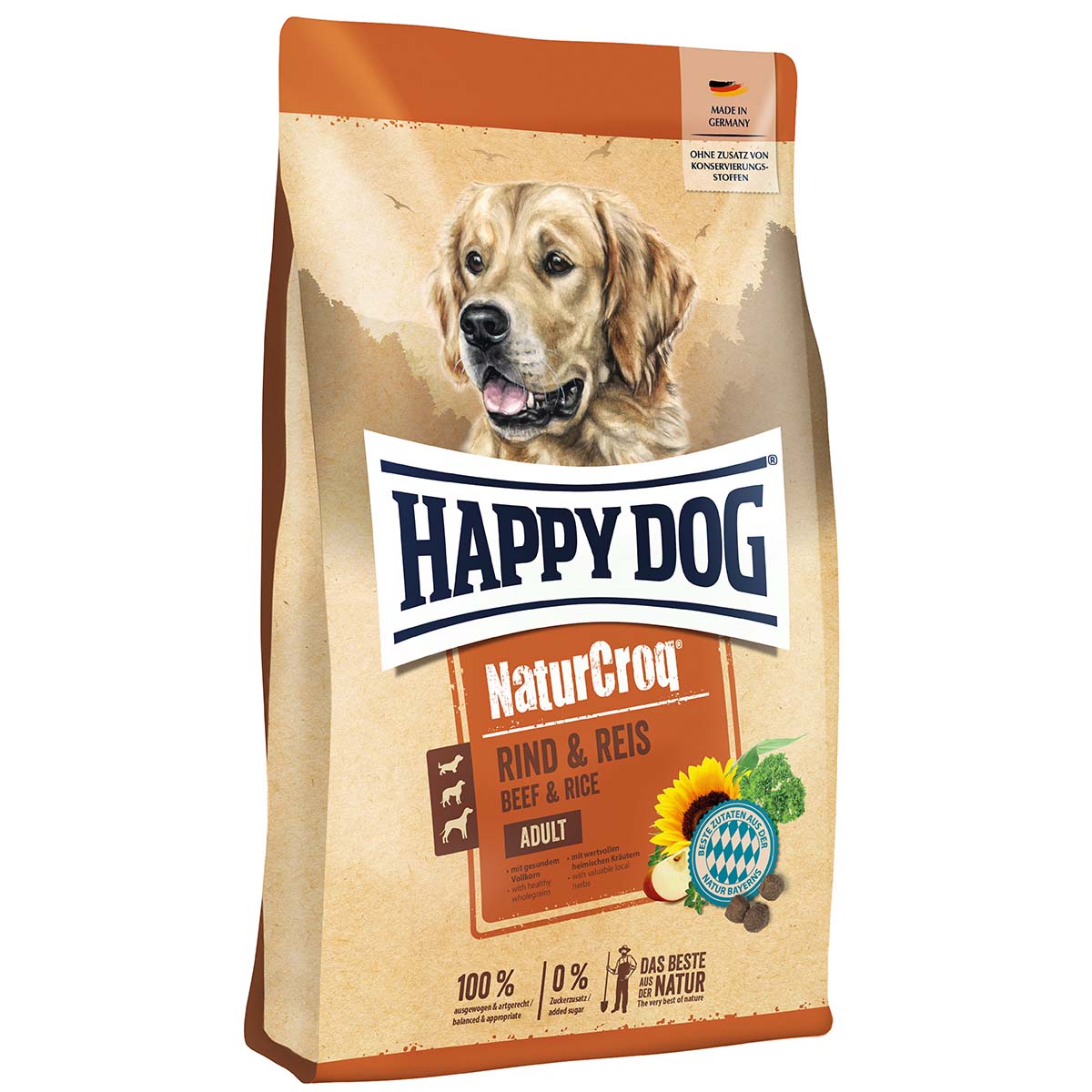 Happy Dog NaturCroq Rind & Reis günstig kaufen bei ZooRoyal