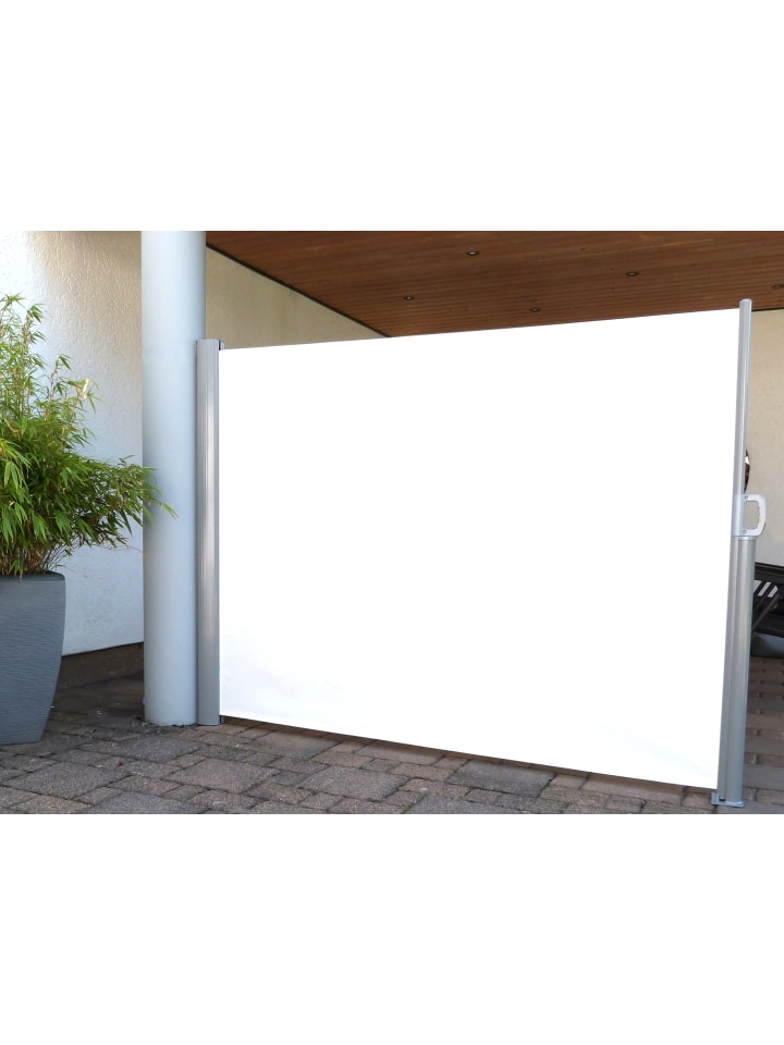 GMD Living Aluminium Seitenmarkise DALLAS, Wind- Sichtschutz in Creme günstig kaufen