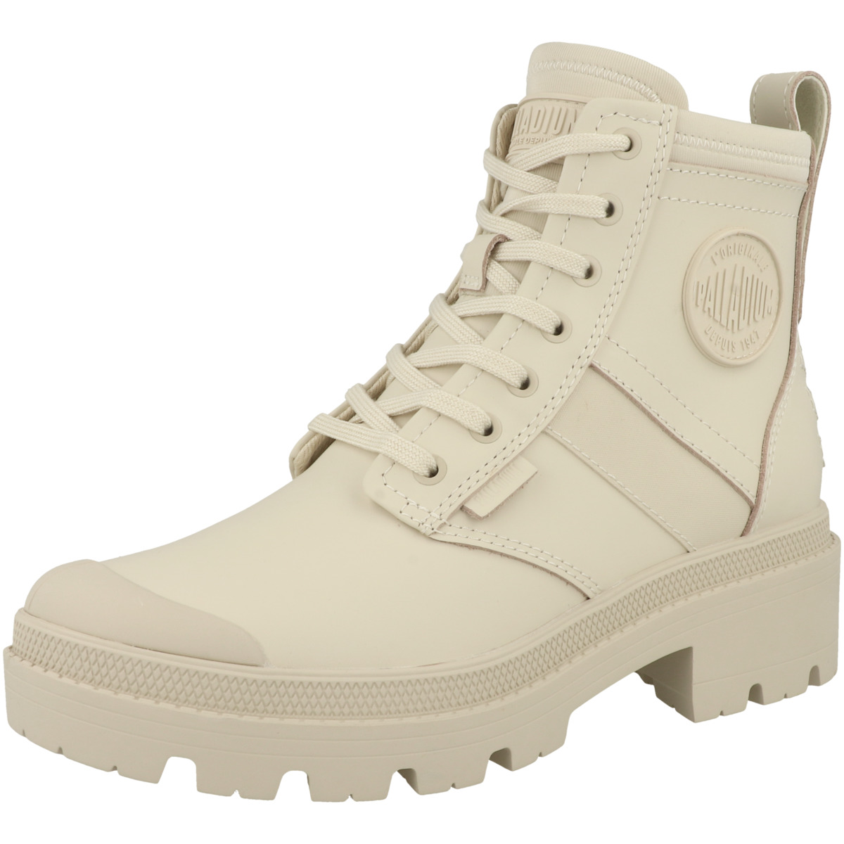 Palladium Pallabase Army R Schnürboots creme