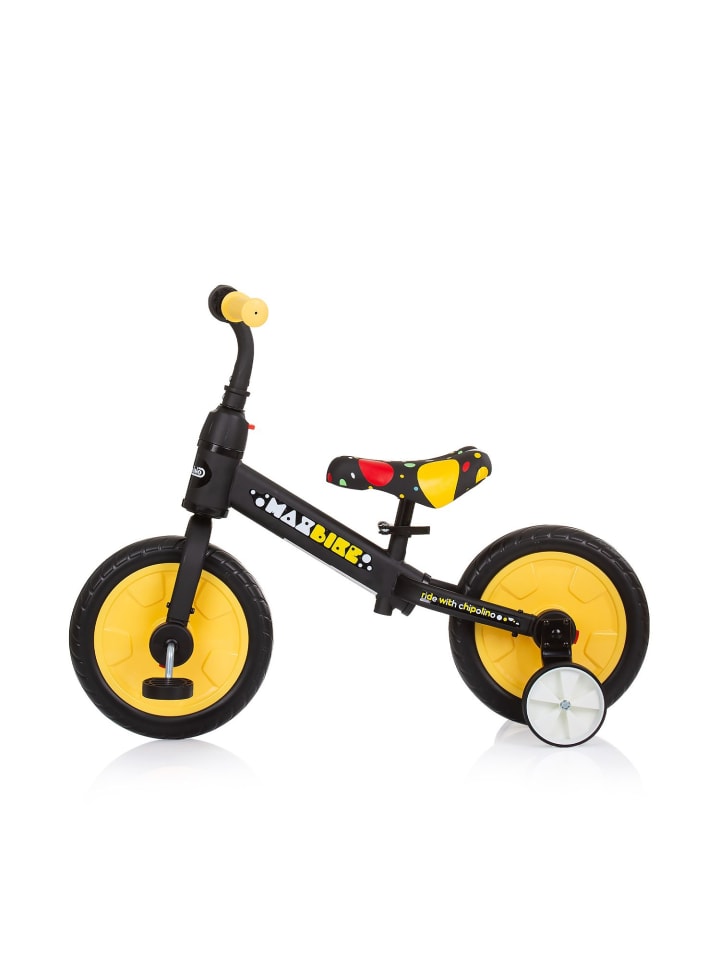 Chipolino Dreirad, Laufrad 2 in 1 Max Bike in gelb günstig kaufen onesize
