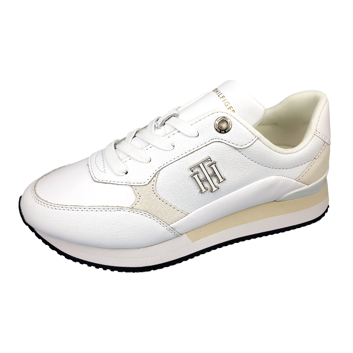 Tommy Hilfiger TH Emboss Metallic FW0FW06736 Weiß 0K6 white/ gold
