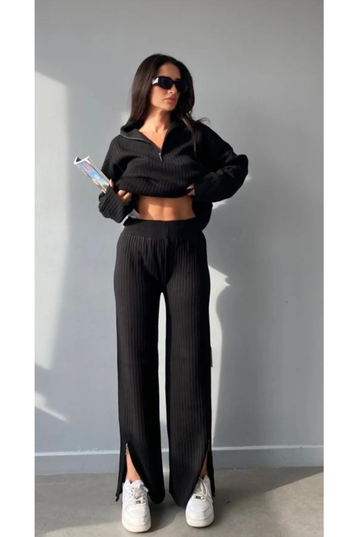 YILMAZ  Zweiteiler - Schwarz - Oversized