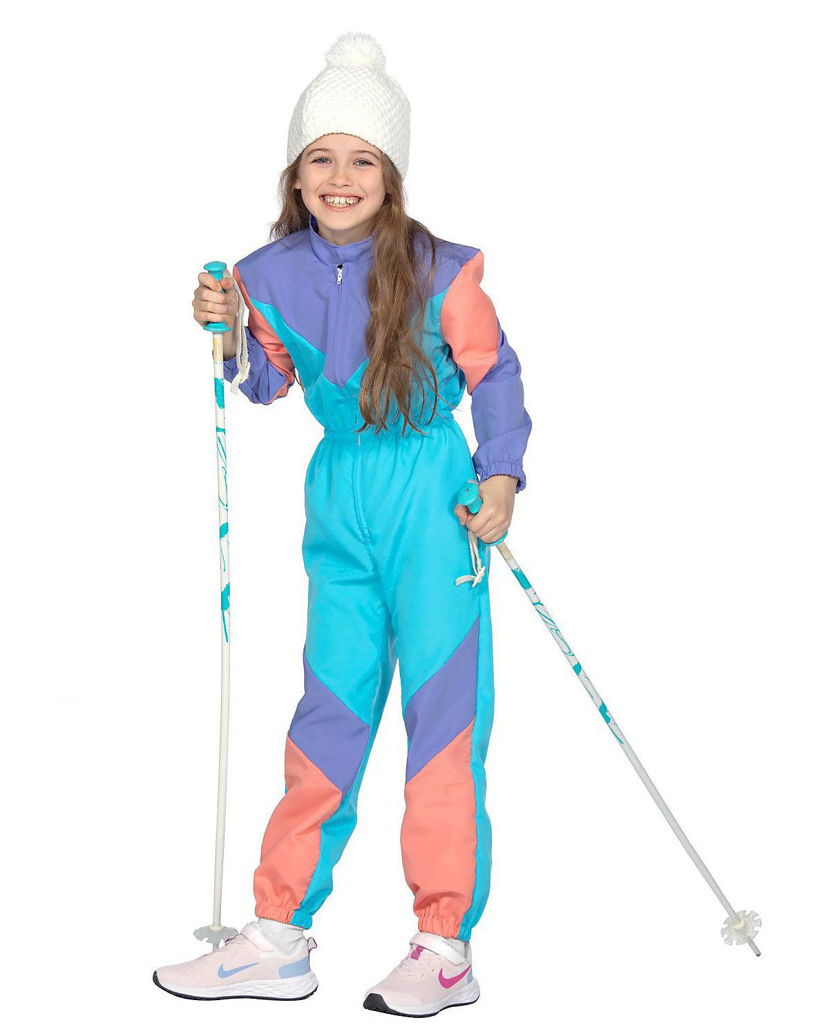 80er Skianzug Kostüm für Kinder