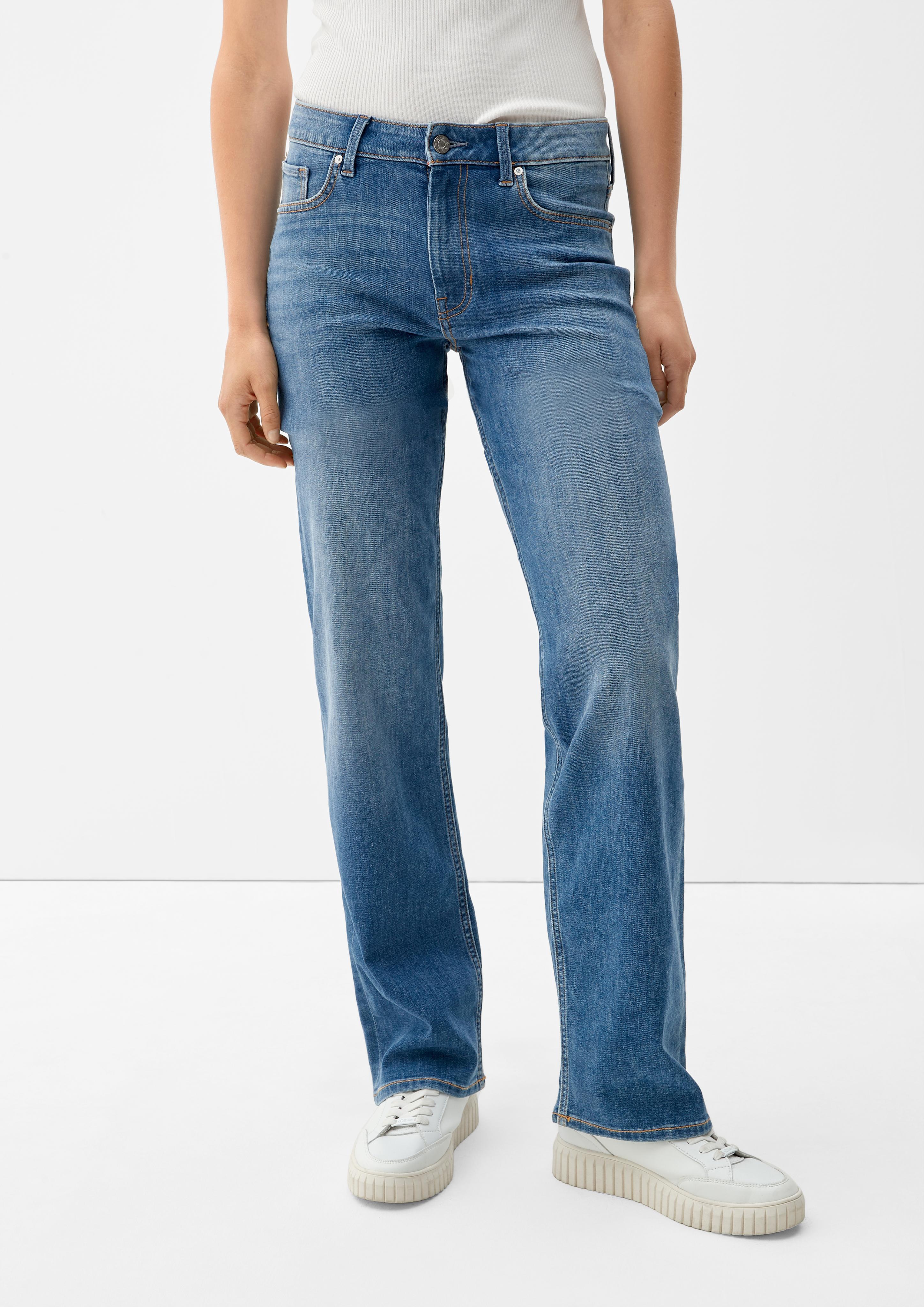 Jeans Karolin / Regular Fit / Mid Rise / Straight Leg   04.899.71.6676-53Z6
