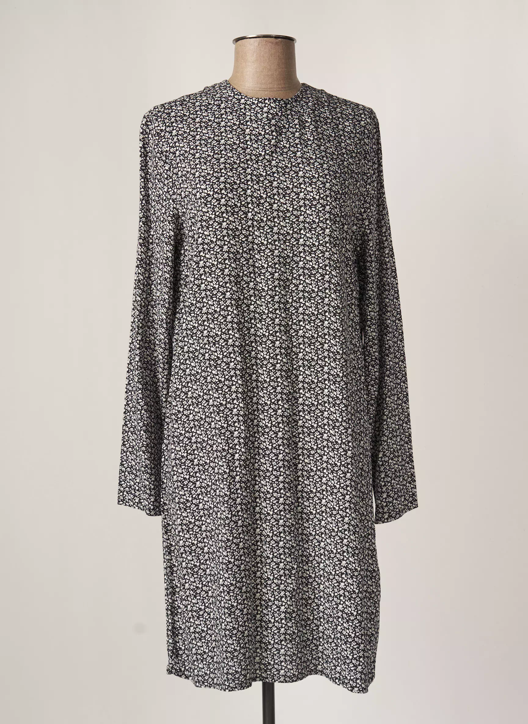 Superdry Robes Mi Longues Femme couleur noir