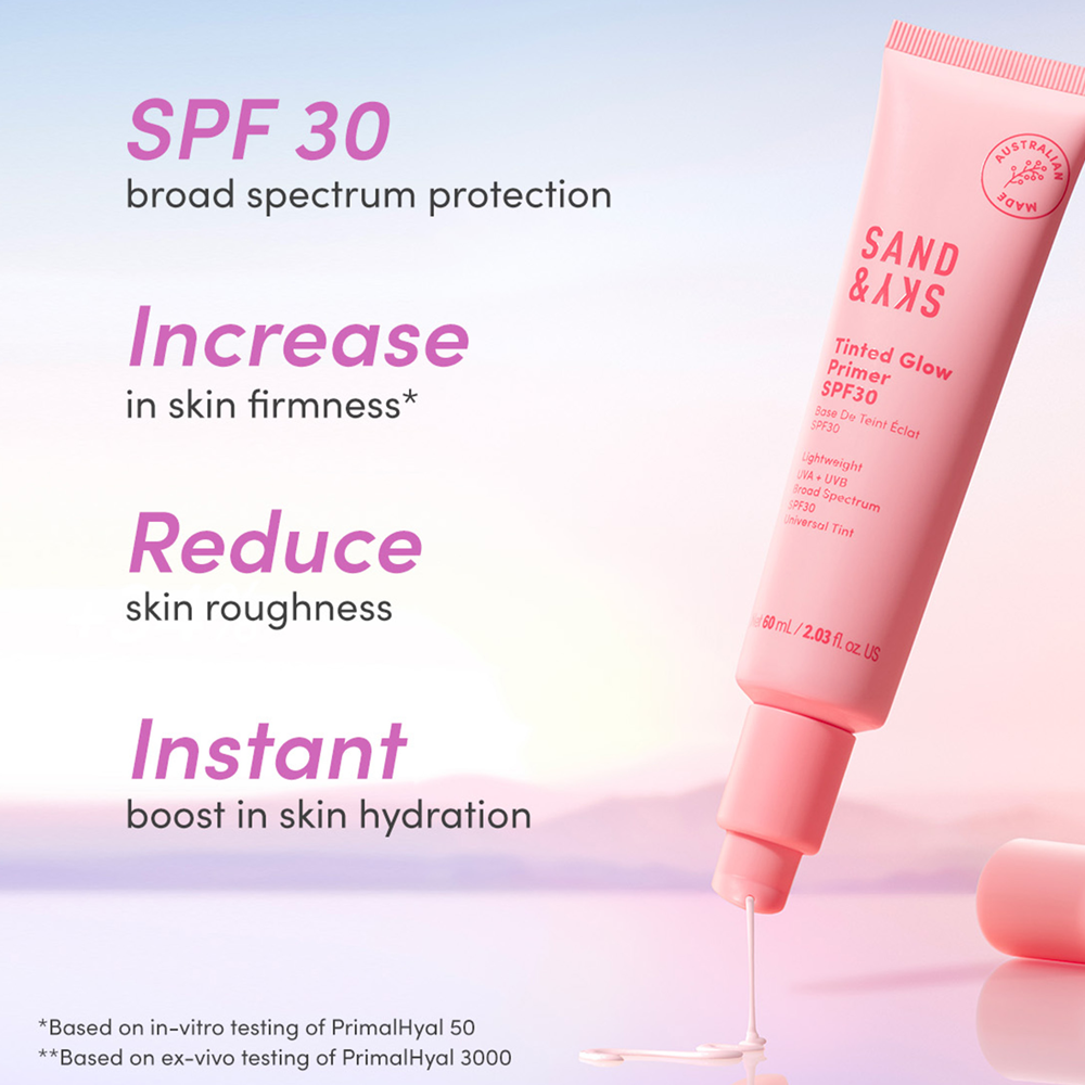 Sand & Sky Tinted Glow Primer SPF 30 60 ml