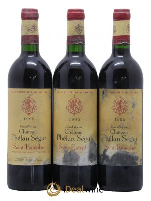 Château Phélan Ségur  1995 - Lot de 3 Bouteilles