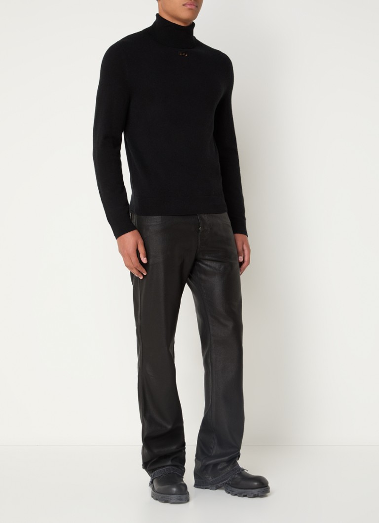 Maglione a collo alto Diesel K-vieri in pregiata maglia di misto cashmere con logo