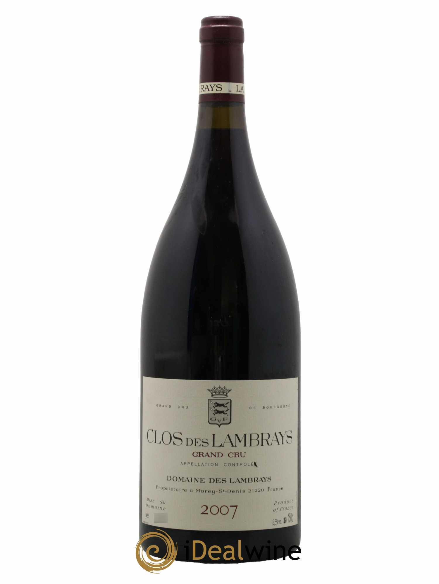 Clos des Lambrays Grand Cru Domaine des Lambrays  2007 - Lot de 1 Magnum