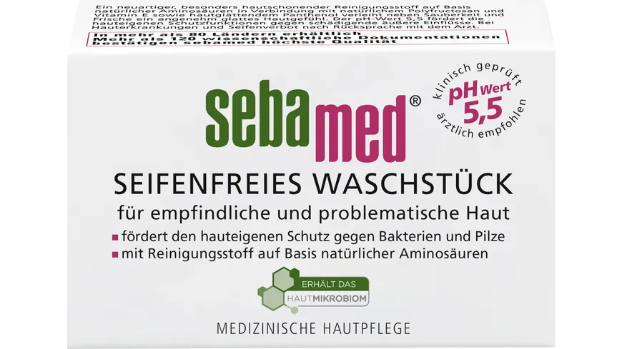 Sebamed Seifenfreies Waschstück 50 g