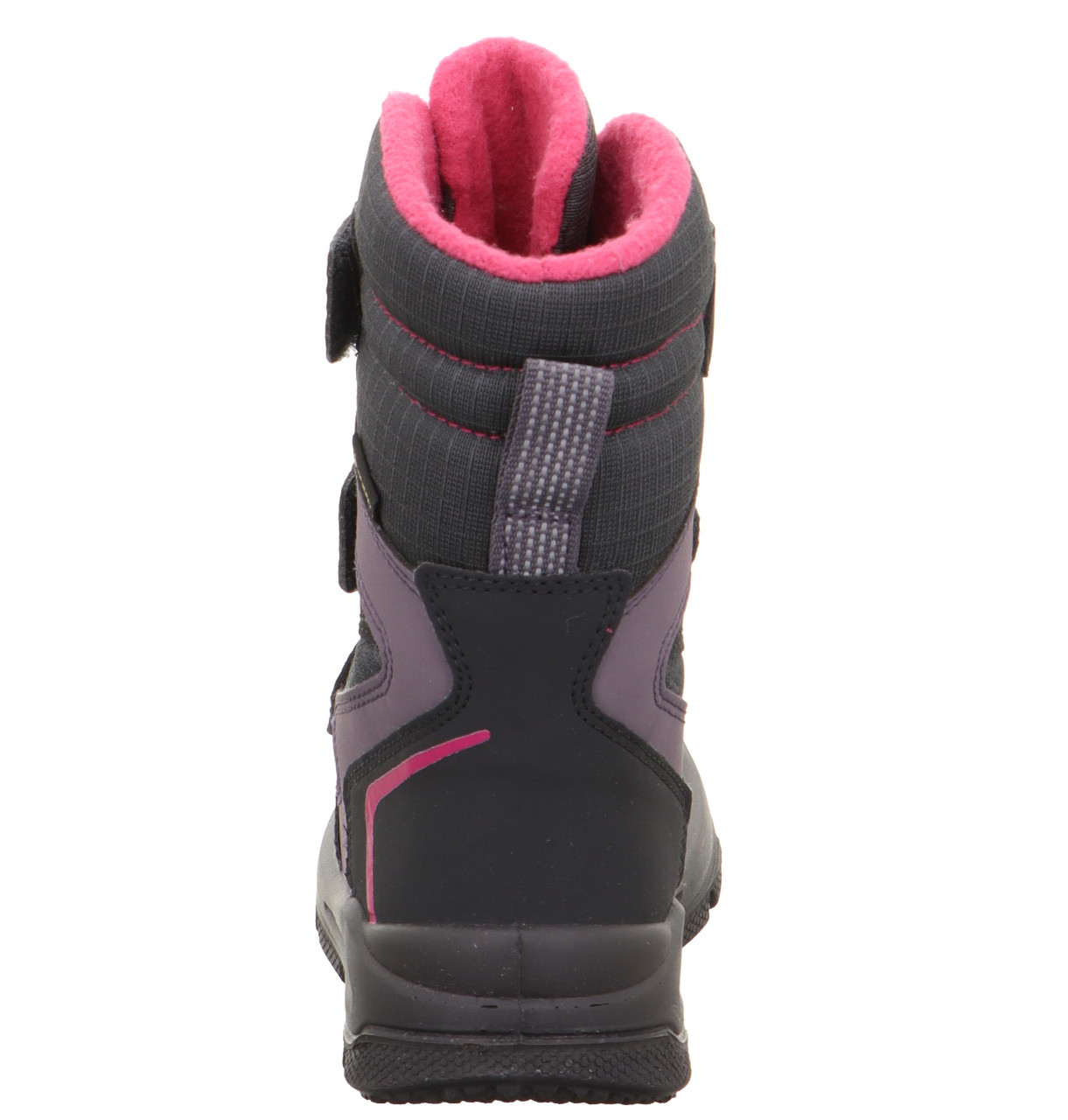 MARS - Grau/Pink Stiefel mit Klettverschluss
