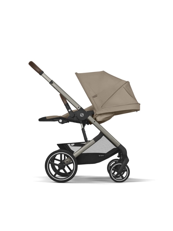Cybex Cybex Balios S Lux Kinderwagen - Farbe: Almond Beige / Gestell Taupe günstig kaufen onesize