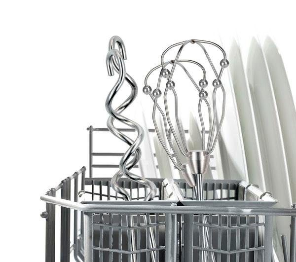 BOSCH Handmixer Styline MFQ4835DE, 575 W, Edelstahl-Knethaken, 2x Rührbesen, weiß