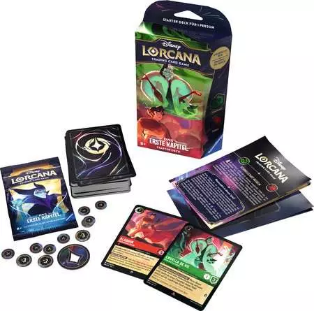 Disney Lorcana: Das Erste Kapitel - Starter Deck Smaragd und Rubin (Deutsch)
