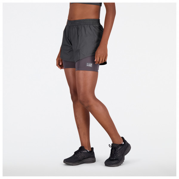 New Balance - Women's Impact Run All Terrain 2In1 Shorts - Laufshorts