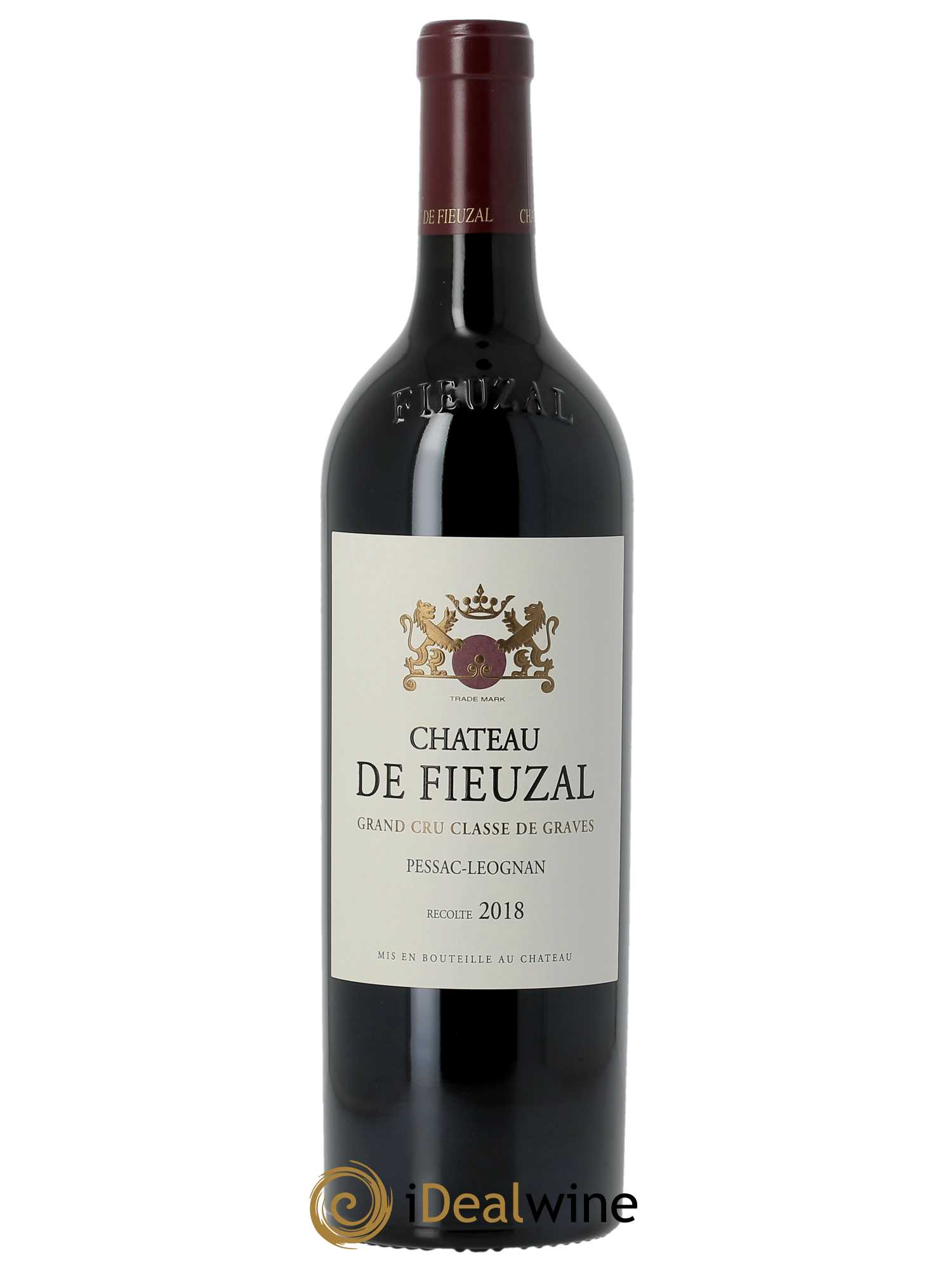 Château de Fieuzal Cru Classé de Graves (CBO à partir de 12 BTS) 2018 - Lot de 1 Bouteille