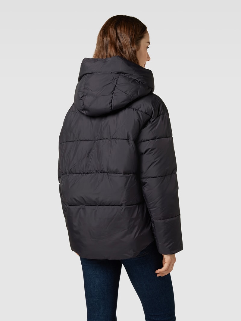 Steppjacke mit Kapuze Modell 'GEMMAHOLLY' in schwarz