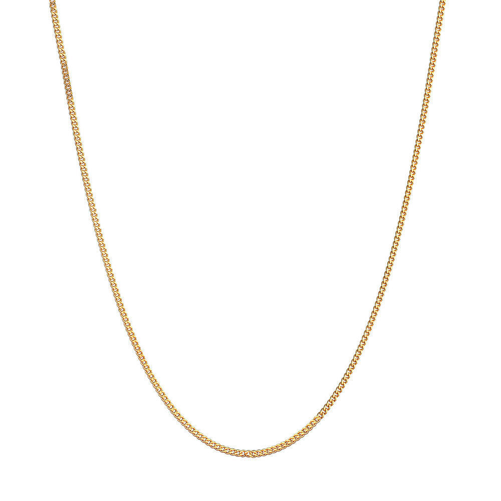 Elli PREMIUM Elli PREMIUM Collier Femmes Curb Chain Minimal Basic Trend Blogger en argent ster Bijoux