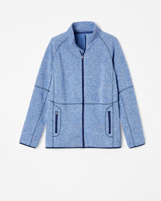 Gilet zippé en molleton