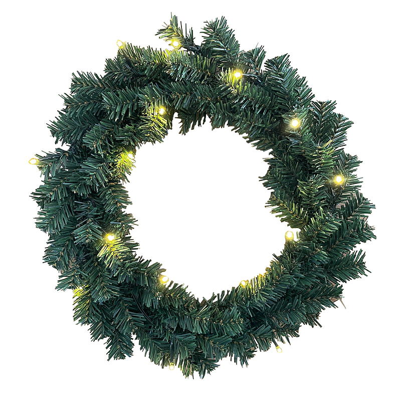 Home Dørkrans 40 cm 15 LED-lys, Dovre