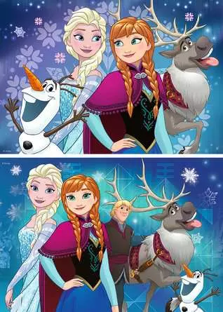 Kinderpuzzle ab 4 Jahren - Frozen - Nordlichter - 24 Teile