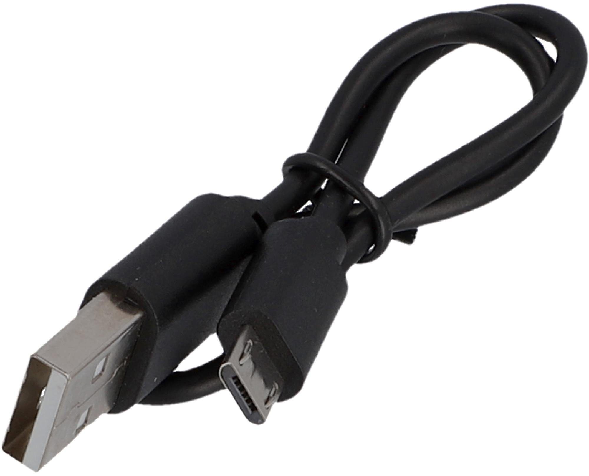 FISCHER Fahrrad Fahrradbeleuchtung Akku-USB-LED Bel.-Set Bodenbel. 80 Lux