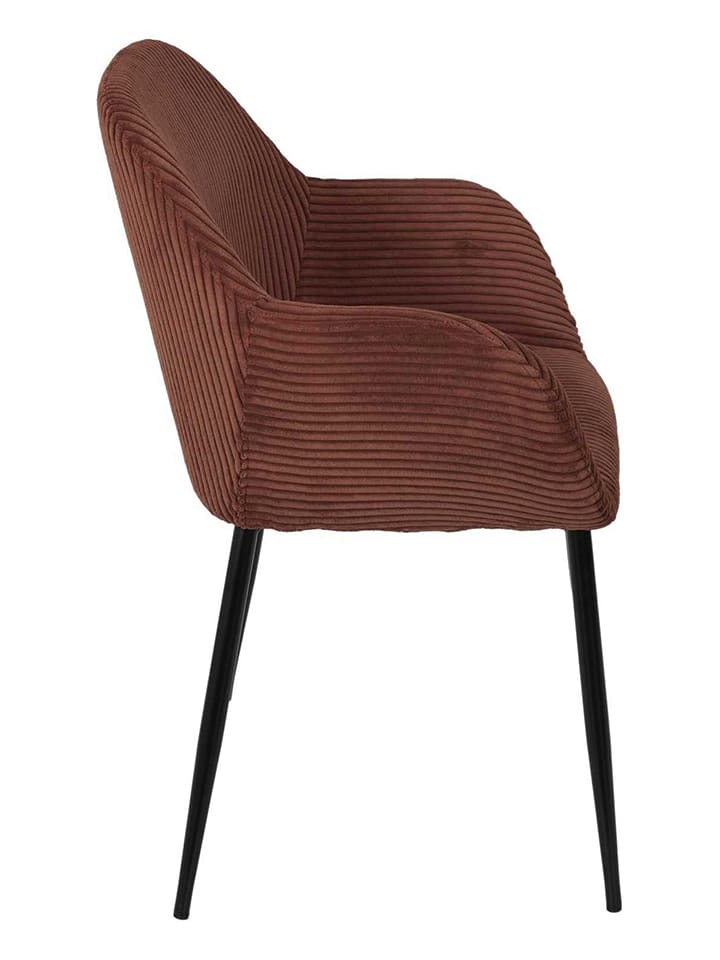 THE HOME DECO FACTORY 2er-Set: Sessel in Rot/ Orange - (B)59 x (H)85 x (T)55,7 cm günstig kaufen onesize