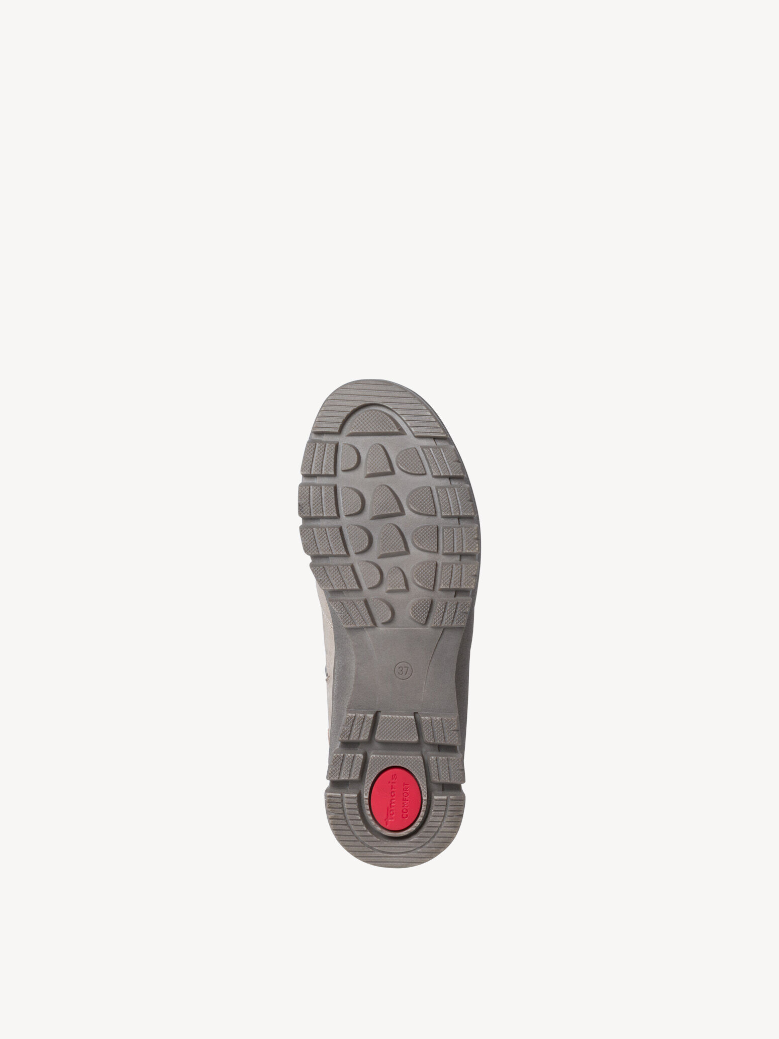 Bottine en cuir - gris