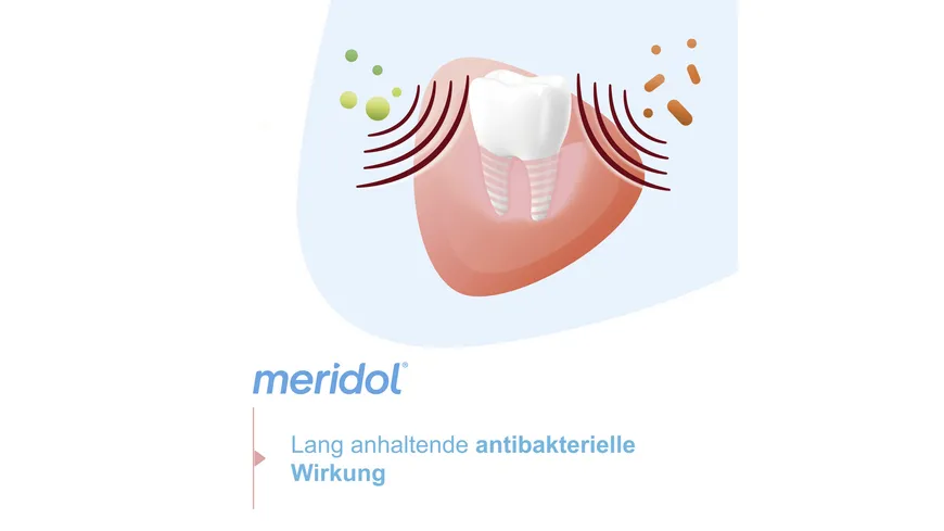 meridol Zahnpasta Rundumpflege - tägliche Rundumpflege für empfindliches Zahnfleisch & Zähne 75 ml