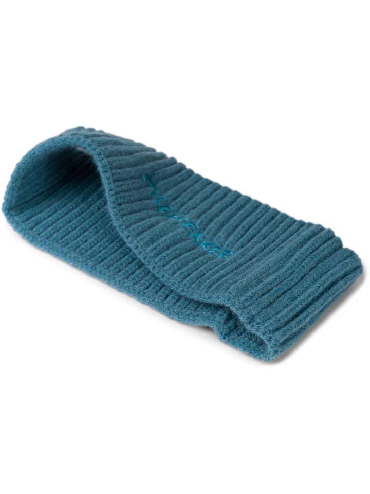 styleBREAKER Strick Stirnband mit Logo in Blau günstig kaufen onesize