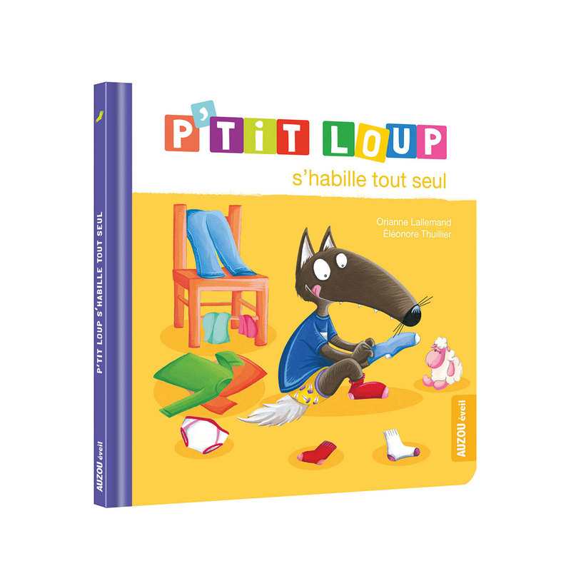 Livre p'tit loup s'habille tout seul - Auzou