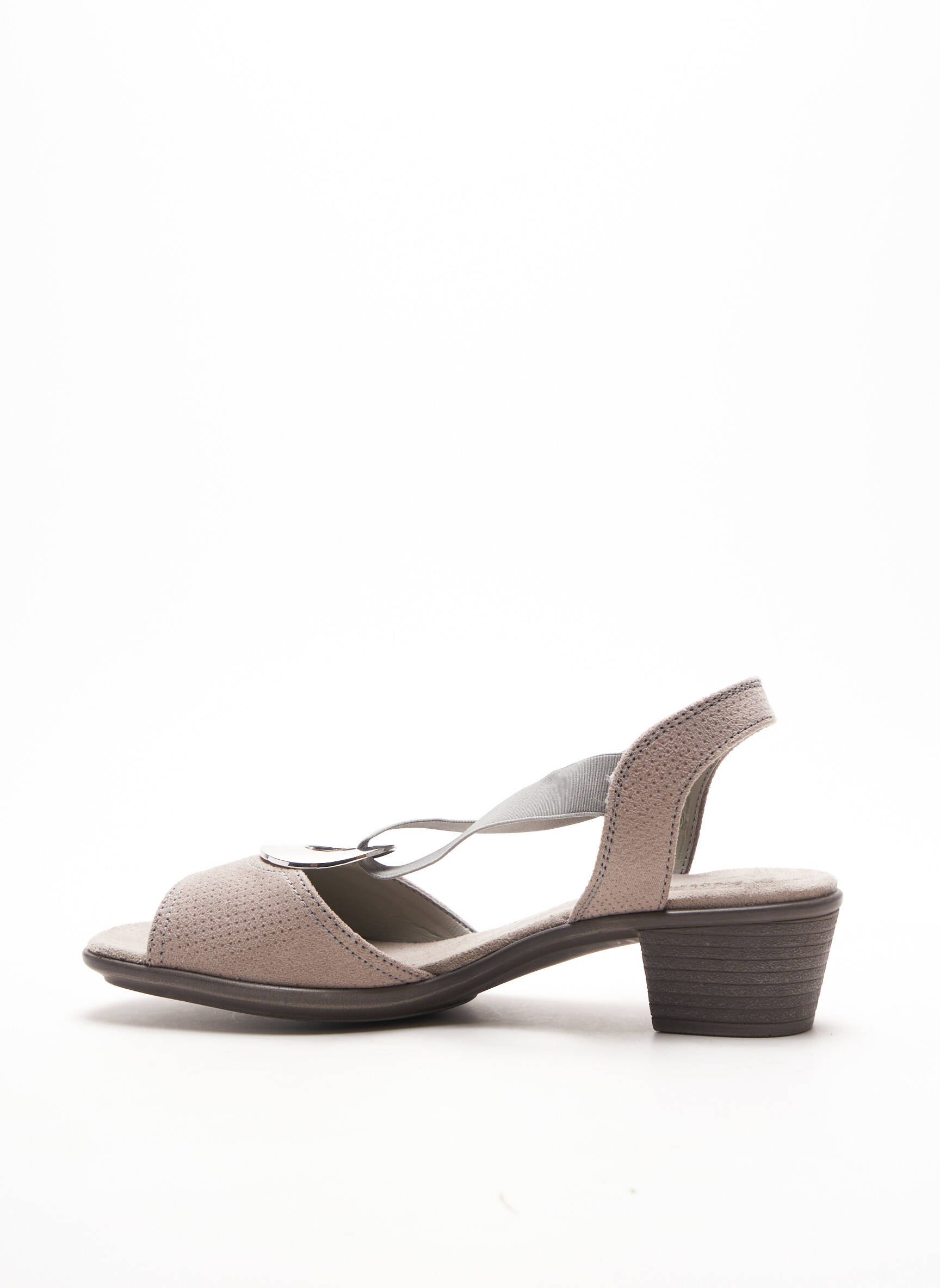 Jenny Sandales Nu Pieds Femme couleur gris