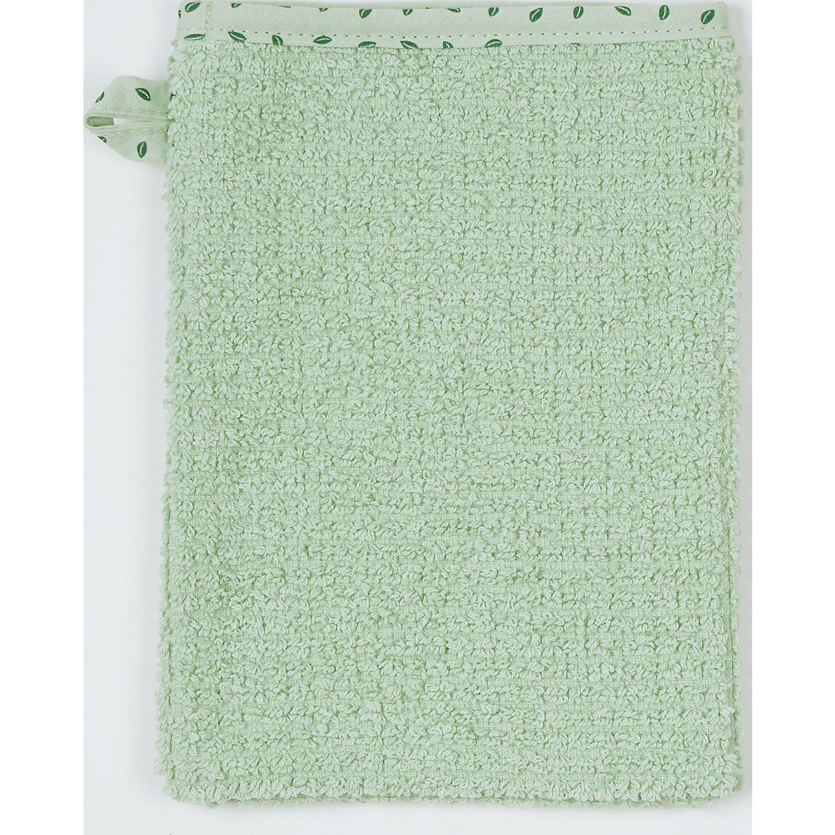 Waschhandschuhe 3er Set , 15x21 cm, grün