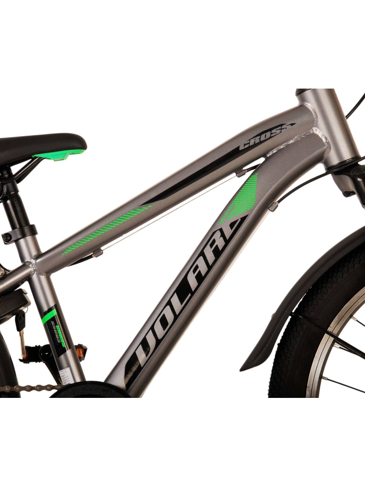 Volare Kinderfahrrad Cross für Jungen 20 Zoll Kinderrad in Dunkelgrau 6 Gänge 6 Jahre günstig kaufen onesize