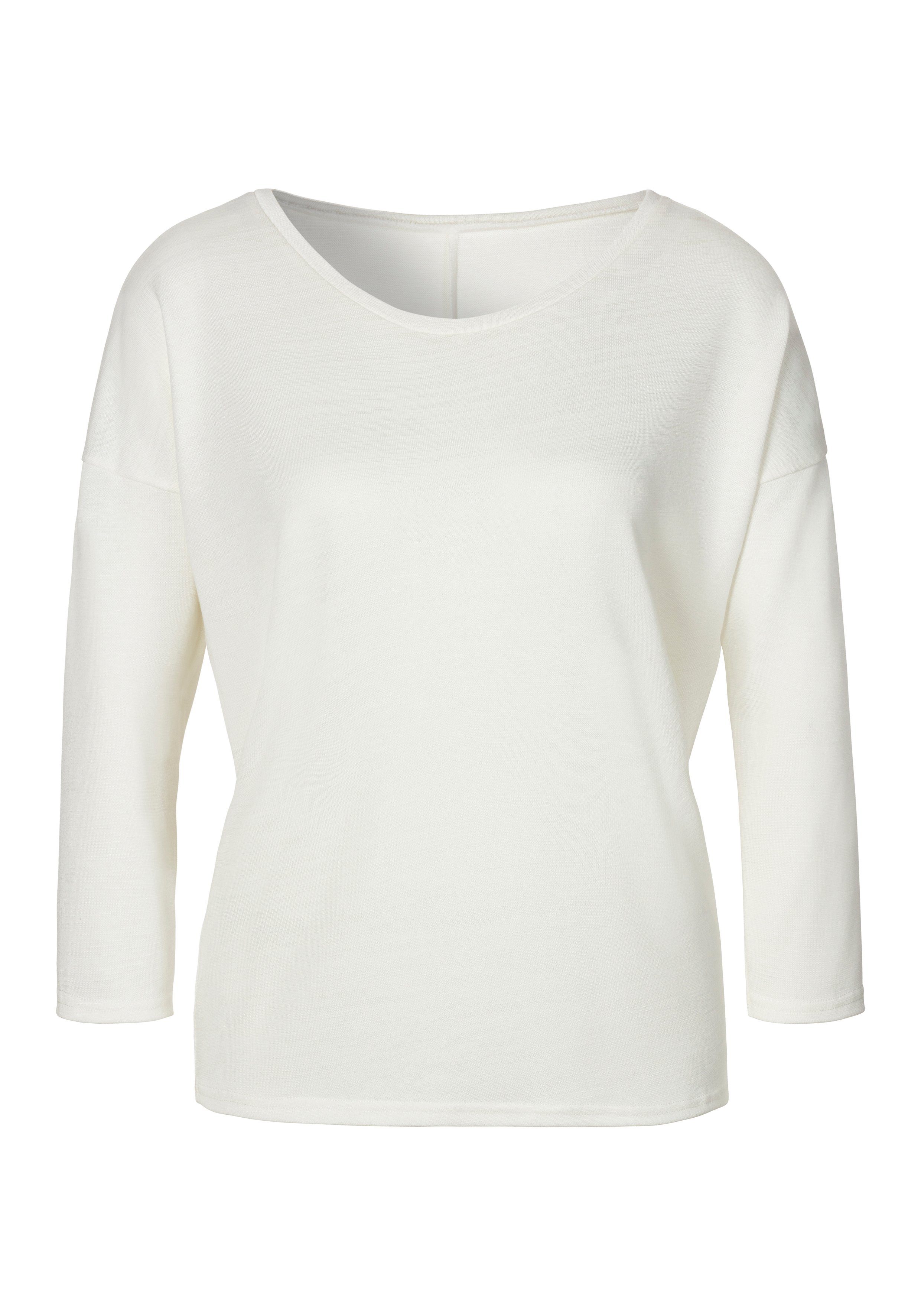 LASCANA 3/4-Arm-Shirt (Spar-Set, 2er-Pack) aus leichter Strickqualität