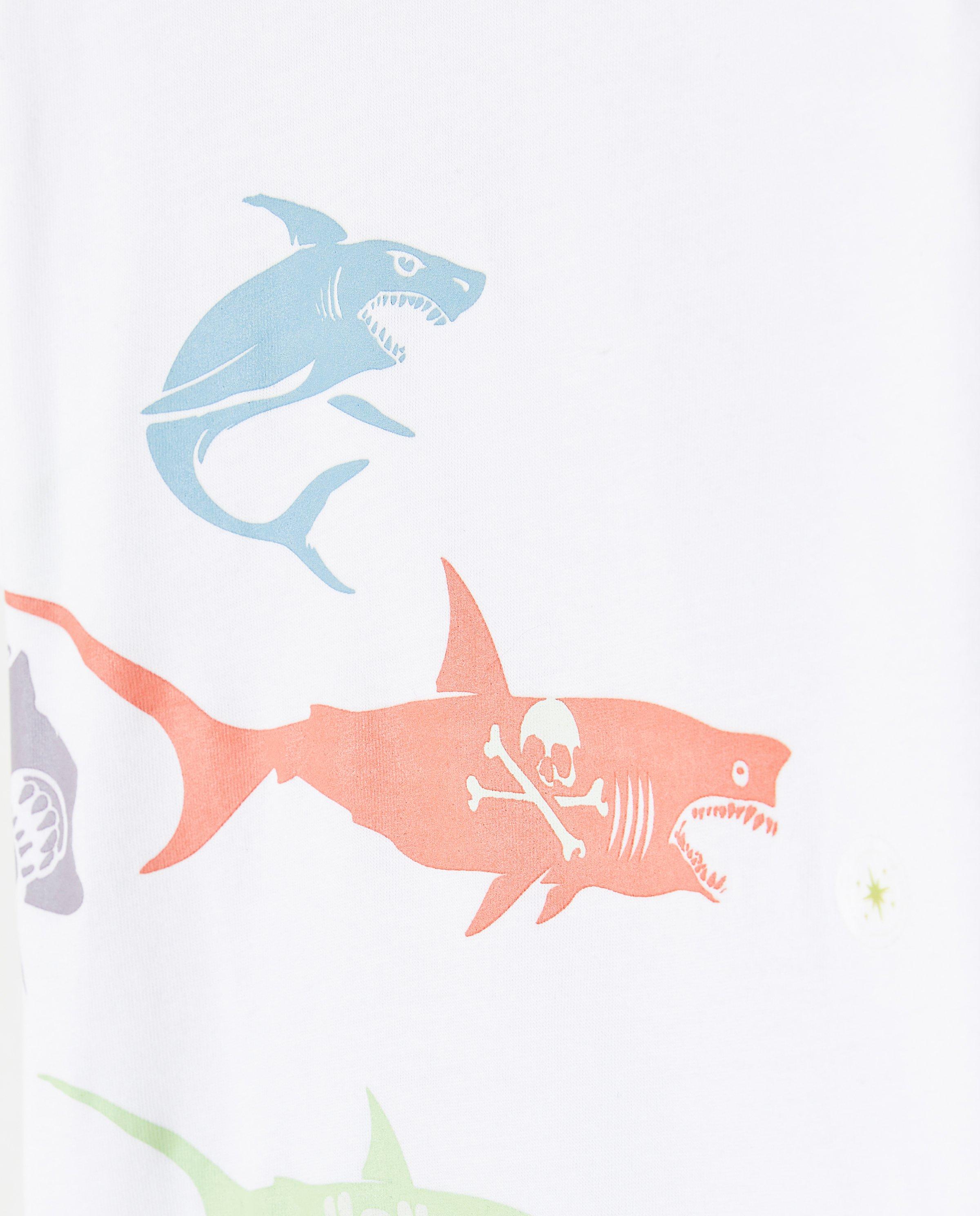 Tricou Vans cu imprimeu de rechini alb