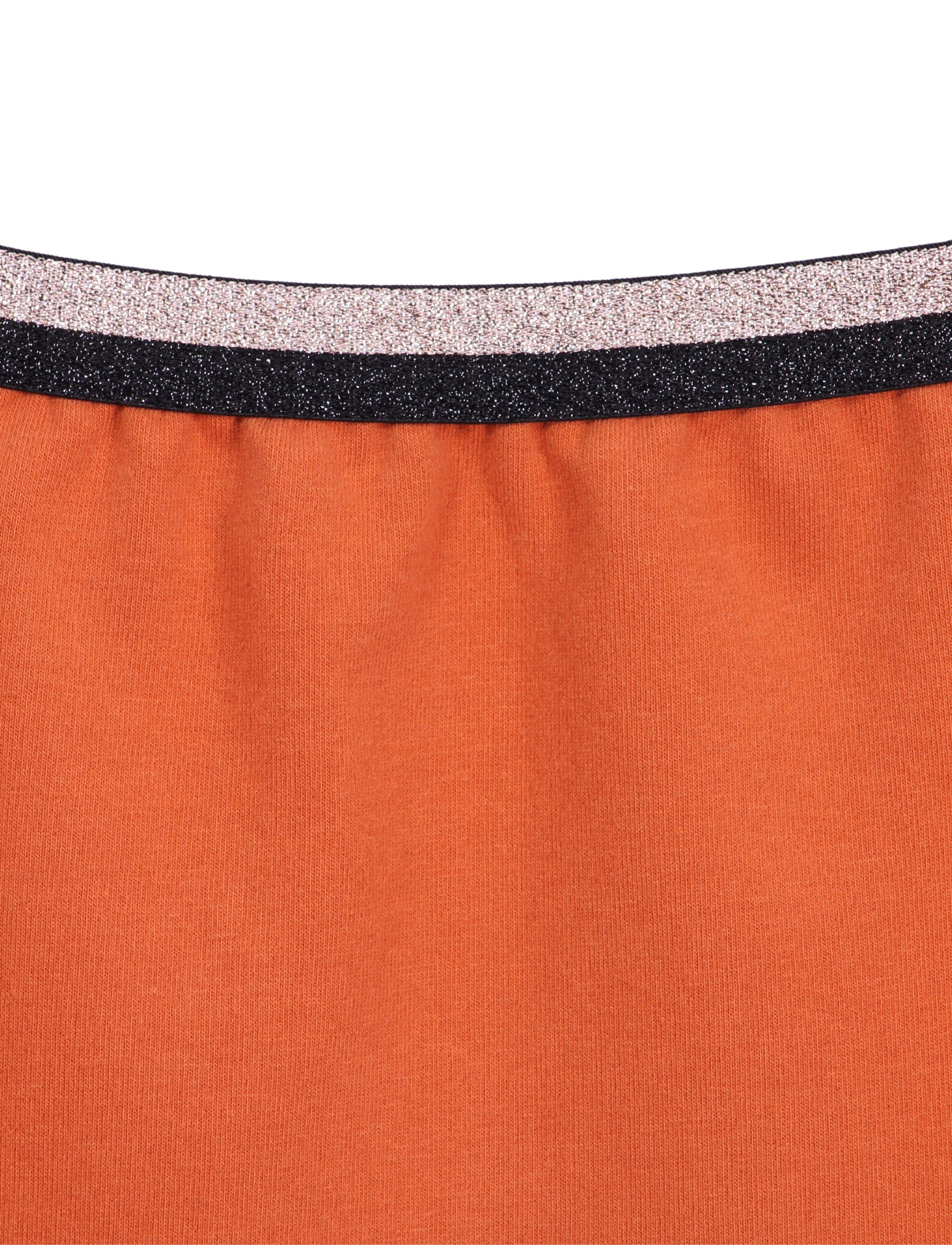 coolismo Sweatrock Mädchen Rock Sweat unifarben mit elastischem Glitzer-Bund Made in Europa