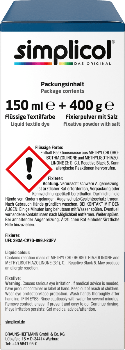 Textilfarbe intensiv Opal- Petrol, 1 St