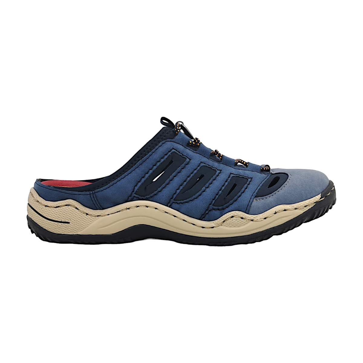 Rieker Nabukino/Morelia/Scuba L0555-10 Blau 10 Lightblue/ Jeans/ Navy