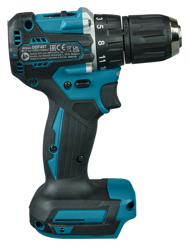 Makita DDF487ZJ Akku-Bohrschrauber, bürstenlos, 18 V, ohne Akkus und Ladegerät in Mbox