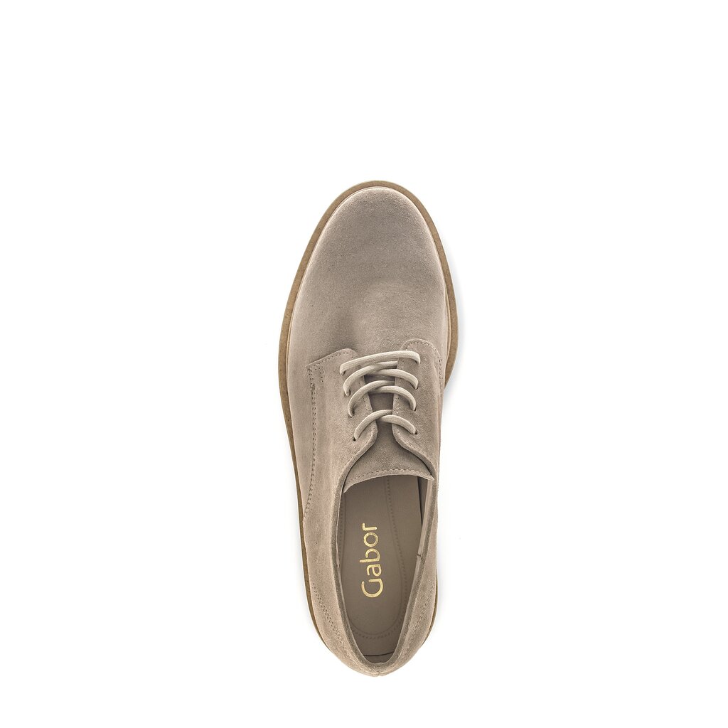 Gabor fashion Schnürschuh beige