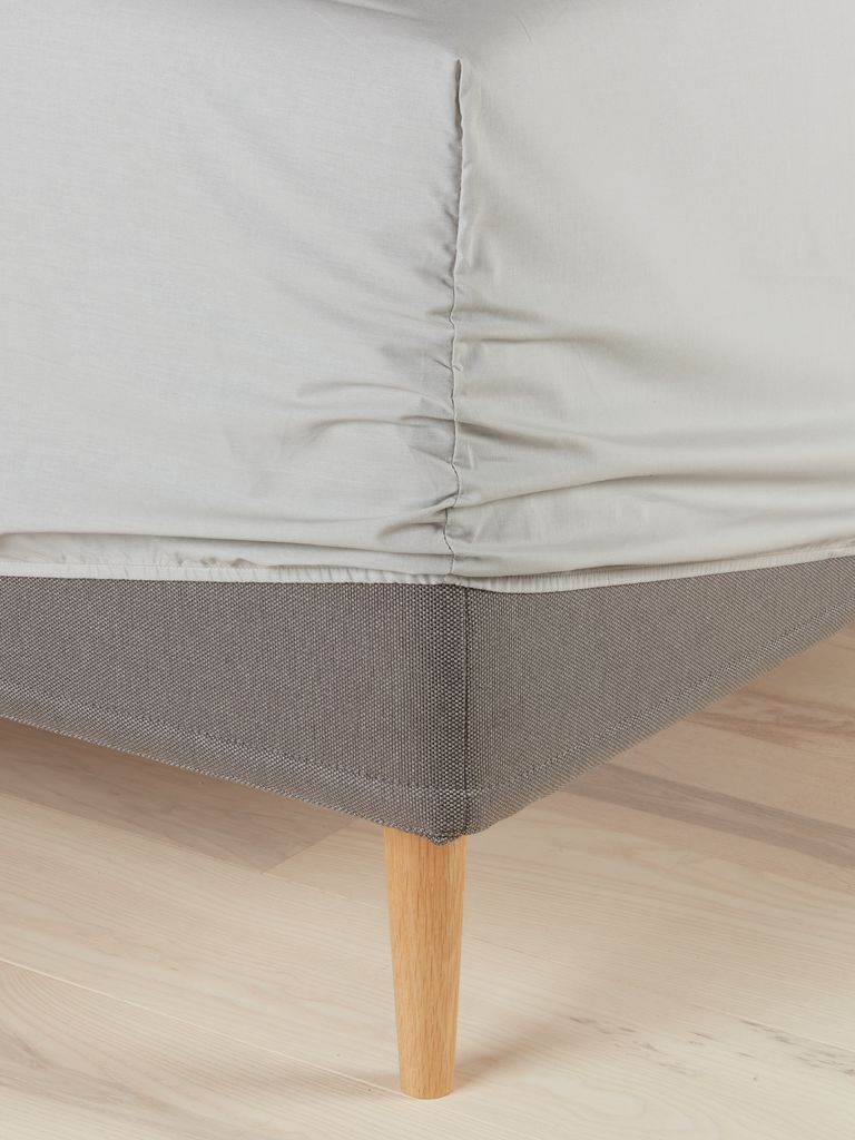 DAGNY plus Prześcieradło z gumką DAGNY 90x200x35cm jasnoszare