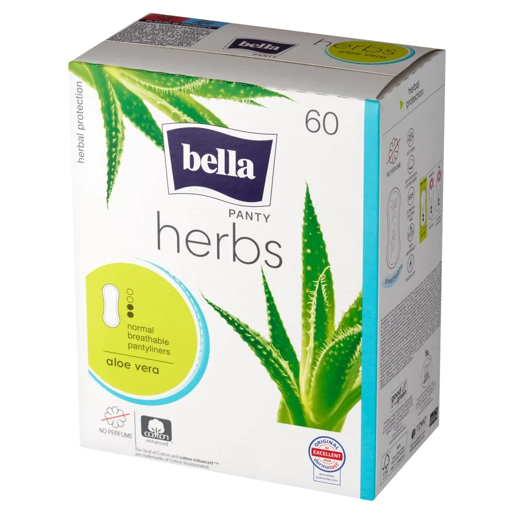Bella Herbs Επιθέματα Σερβιετάκια με Αλόη Βέρα 60 Τεμάχια