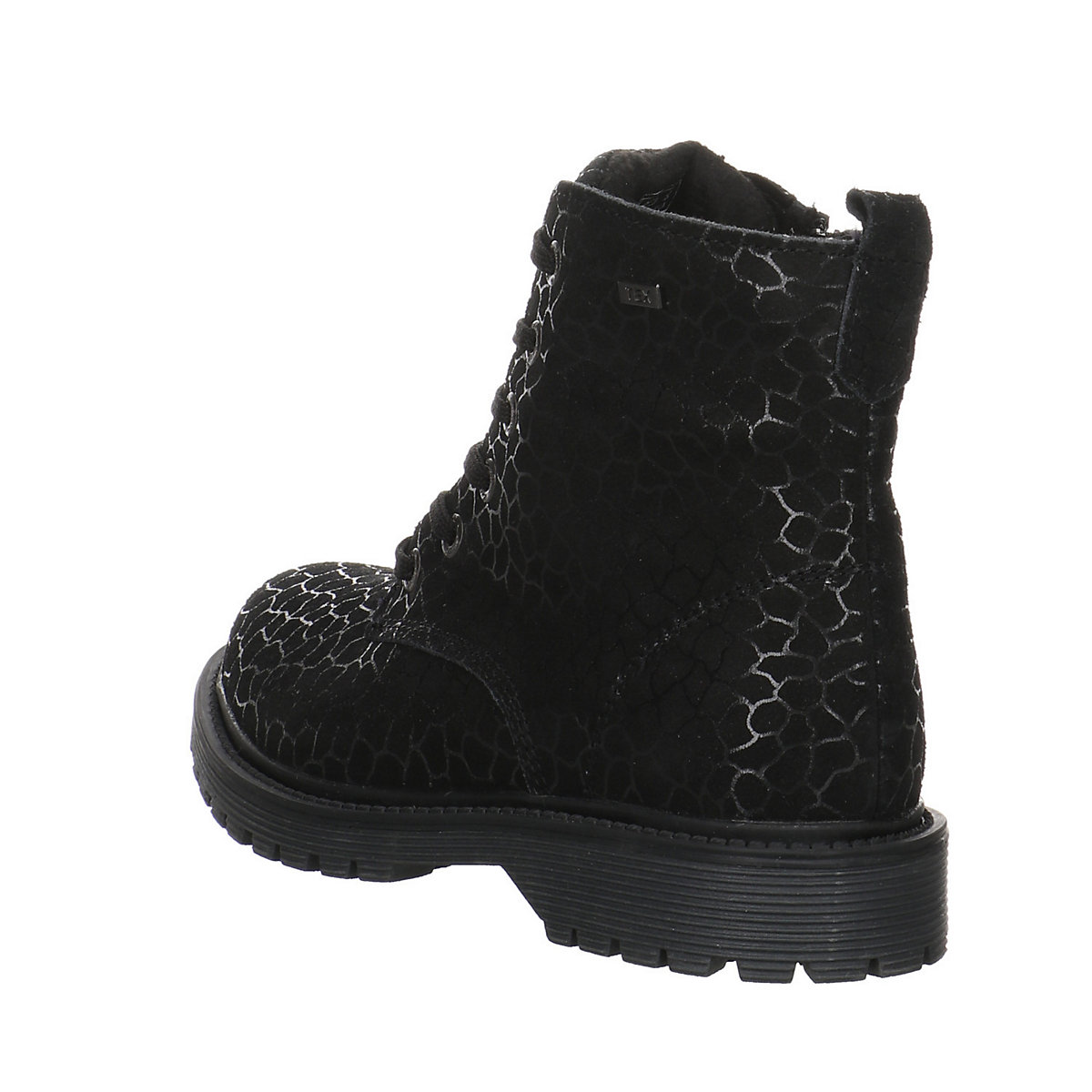 Mädchen Stiefel Schuhe Xilly-Tex Boots Kinderschuhe Veloursleder gemustert Halbschuhe