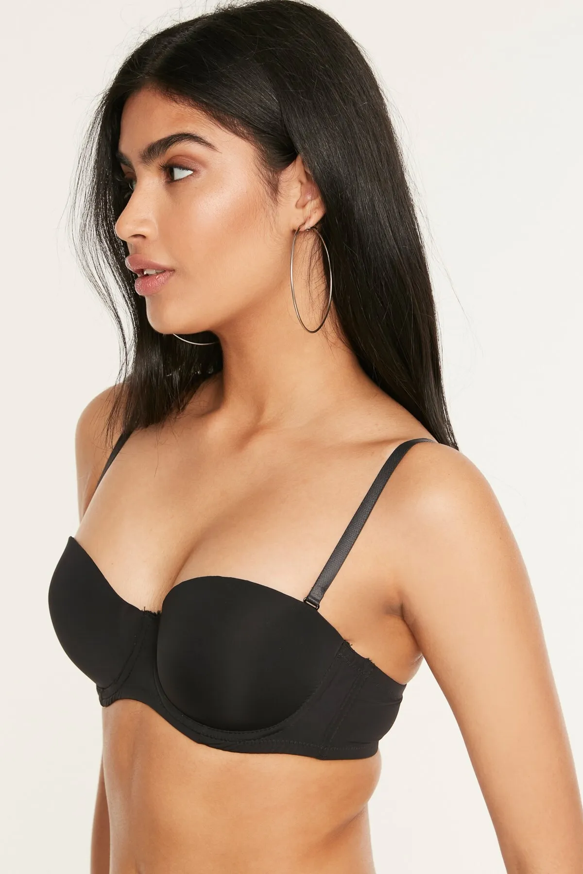C&City  Trägerloser BH ohne Träger C18020 Schwarz