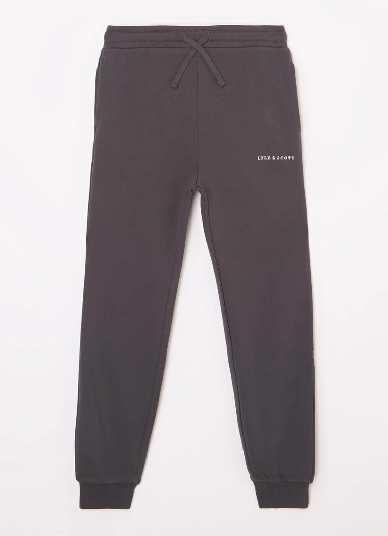 Pantaloni de trening slim fit de la Lyle & Scott, cu logo brodat.